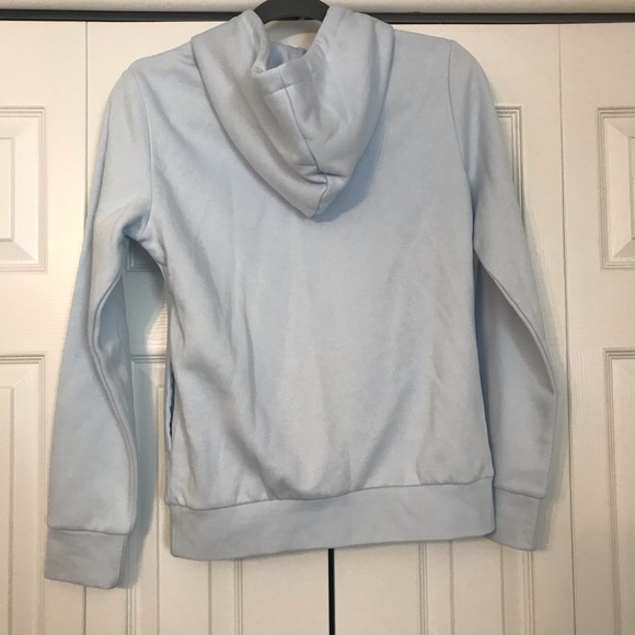 NWT Adidas hoodie Sz small light blue - Picture 2 of 4